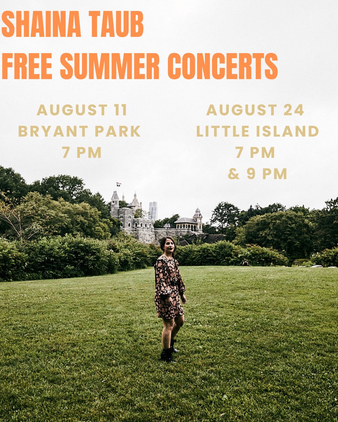 Shaina Taub Free Summer Concerts